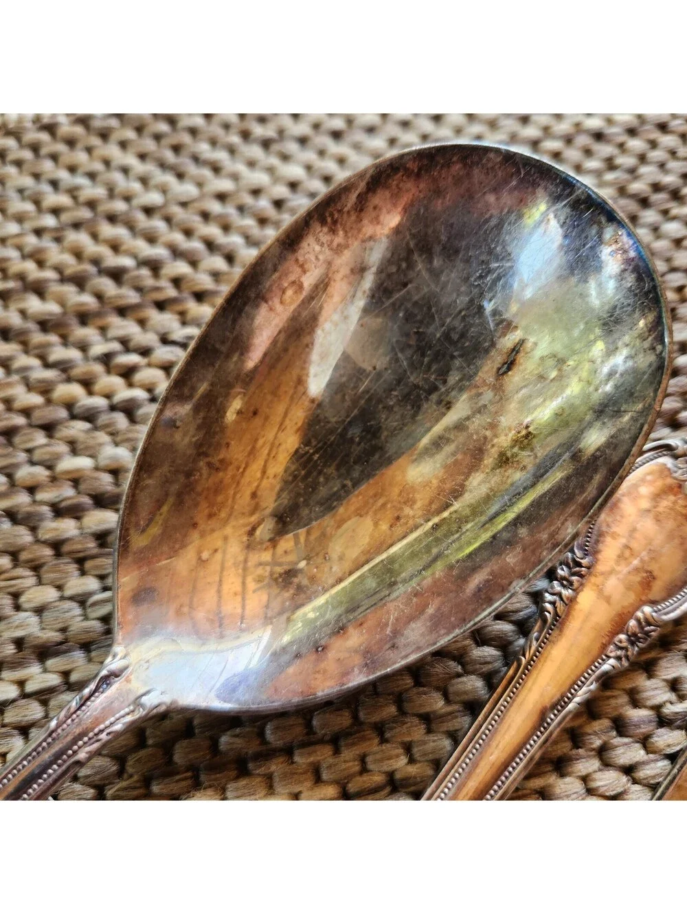 1847 Rogers Bros REMEMBRANCE Serving Casserole Fork Sugar Butter Silver Plate